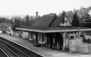 Brunel Prints: Brimscombe Station Print, Brunel Chalet Style, 1962