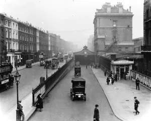 GWR Museum STEAM Prints: Departure side at Paddington Station, c. 1920