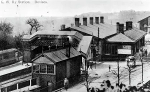 Print of Devizes Station, c. 1900