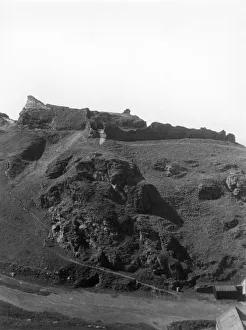 Tintagel Castle Looking Uphill, August 1927 Tintagel Castle Looking Uphill, August 1927