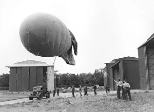 Barrage balloon, RAF Stanmore 1939 Barrage balloon, RAF Stanmore 1939