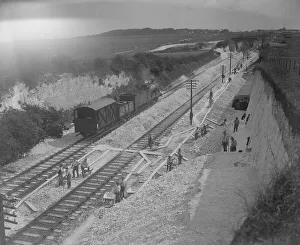 Constructing the Thanet Line, 1926 Constructing the Thanet Line, 1926