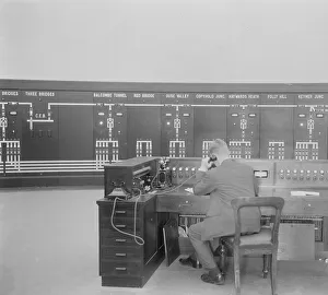 Electrification of the Brighton Line - the control room Electrification of the Brighton Line - the control room