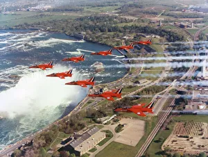 The Red Arrows over Niagara Falls, 1972 The Red Arrows over Niagara Falls, 1972