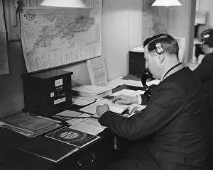Telephone enquiry exchange at London Bridge Station, 1934 Telephone enquiry exchange at London Bridge Station, 1934