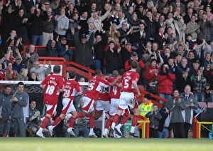 Dele Adebola Celebration Touchline Dele Adebola Celebration Touchline
