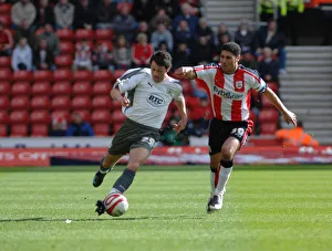 Professional Football Players Prints: Sproule run 1