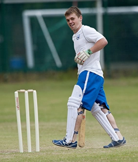 Cricket Player Portrait Prints: DWK 4965