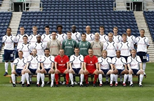 Prints of Squad Images Dated 29th August 2007: Preston North End FC Squad Print