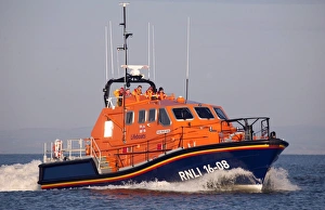 Barrow Tamar class lifeboat Grace Dixon 16-08 moving from left t Barrow Tamar class lifeboat Grace Dixon 16-08 moving from left t