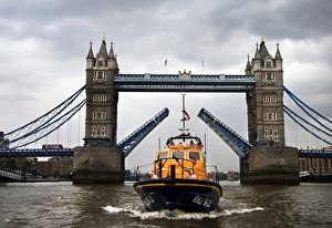 Eastbourne Tamar class lifeboat the Diamond Jubilee 16-23 on the Thames as part of the Queens Diamond Jubilee Pageant Eastbourne Tamar class lifeboat the Diamond Jubilee 16-23 on the Thames as part of the Queens Diamond Jubilee Pageant