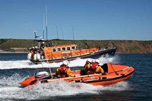 Filey Mersey class Keep Fit Association and D-class lifeboat Rot Filey Mersey class Keep Fit Association and D-class lifeboat Rot