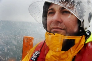 Gary Fairbairn, coxswain of Dunbar lifeboat, awarded Bronze medal for gallantry for the rescue of two people from a Gary Fairbairn, coxswain of Dunbar lifeboat, awarded Bronze medal for gallantry for the rescue of two people from a