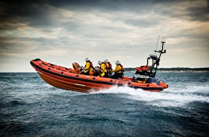 Mudeford Atlantic 85 inshore lifeboat Mudeford Servant B-806 Mudeford Atlantic 85 inshore lifeboat Mudeford Servant B-806