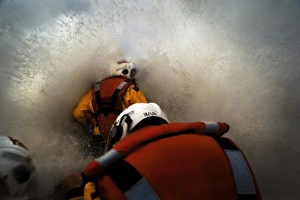 Porthcawl Atlantic 85 inshore lifeboat Rose of the Shires Porthcawl Atlantic 85 inshore lifeboat Rose of the Shires