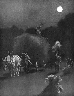 Full Moon Landscape Prints: -