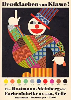 1928 Hostmann-Steinberg Lithographic Print Advertisement
