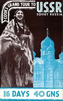 1936 USSR Thomas Cook Brochure Cover Print