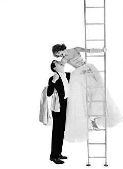 1960s fashion, eloping in Victor Stiebel 1960s fashion, eloping in Victor Stiebel
