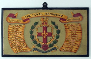 1st Battalion, The Loyal North Lancashire regimental drum 1st Battalion, The Loyal North Lancashire regimental drum