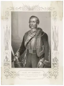 Balaclava, Crimea Prints: Print of James Thomas Brudenell, 7th Earl of Cardigan