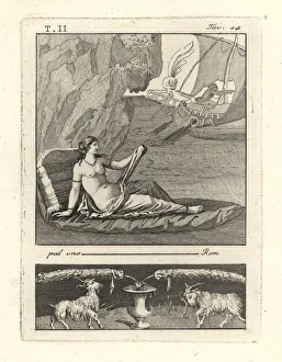 The abandonment of Ariadne on Naxos island by Theseus The abandonment of Ariadne on Naxos island by Theseus