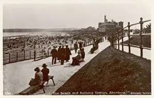 Aberdeen Beach Print 1920s