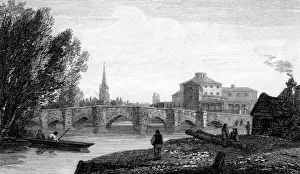 Thames River Crossing Prints: Abington Bridge