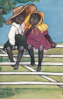 Aboriginal Children Print circa 1908