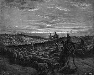 Old Testament Events Prints: Abraham Migrates