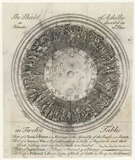 Achilles Shields Print: 12 Tables of Ancient Life
