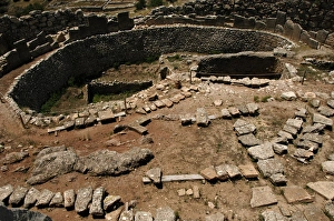 Acropolis of Mycenae. Royal tombs. Great circle Acropolis of Mycenae. Royal tombs. Great circle