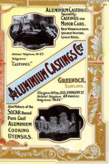Advert, Aluminium Castings Company, Greenock Advert, Aluminium Castings Company, Greenock