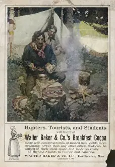 Historical Advertising Artwork Prints: Advert / Bakers Cocoa