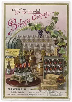 Mary Evans Prints Online Collection Prints: Advert / Bodega Wine 19C