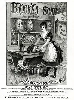 Advert for Brooke's Soap 1890 Advert for Brooke's Soap 1890 Advert for Brooke's Soap 1890 Advert for Brooke's Soap 1890
