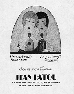 Advert for Jean Patou perfume, 1926, Paris Advert for Jean Patou perfume, 1926, Paris