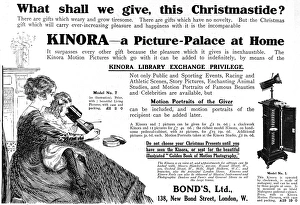 Advertisement for Kinora picture viewer Advertisement for Kinora picture viewer