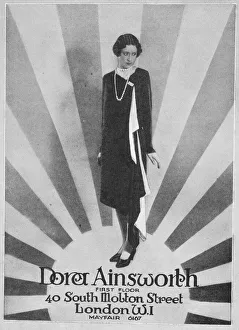 Advert for the London couture house of Dora Ainsworth, 1927 Advert for the London couture house of Dora Ainsworth, 1927