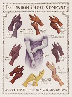 Advertisement for the London Glove Company Advertisement for the London Glove Company