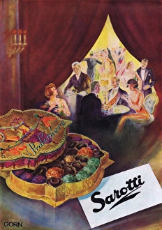Advert for Sarotti chocolate, Berlin, 1926 Advert for Sarotti chocolate, Berlin, 1926