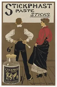 Stickphast Paste Print: Advert for Sticks