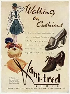 Good shoes will take you good places Collection: Advert for Vani-tred shoes 1941