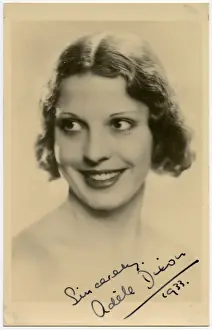 Adele Dixon Print, 1933