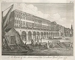 Thames River Views London Prints: The Adelphi in 1771