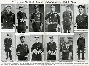Admirals of the British Navy, WW1 Admirals of the British Navy, WW1