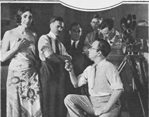 Adrian Brunel filming The Vortex (1928) Adrian Brunel filming The Vortex (1928)