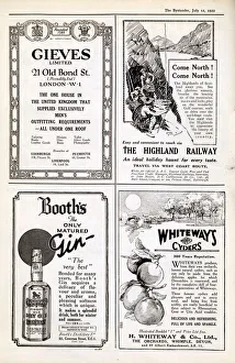 Adverts including for the Highland Railway Adverts including for the Highland Railway