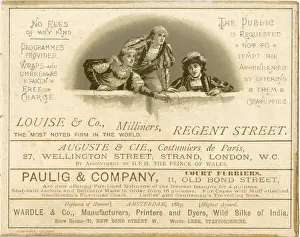 Print of Advertisements in Princess Ida programme