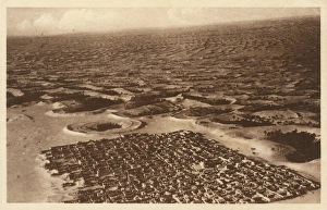 Aerial view of Kouinine, El Oued Province, Algeria Aerial view of Kouinine, El Oued Province, Algeria
